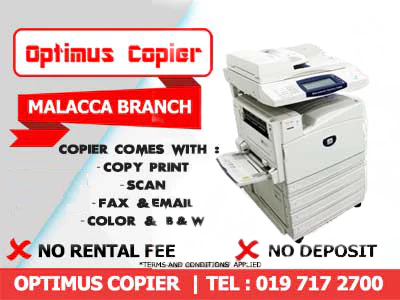 Photostat Machine Rental in Malacca or Melaka